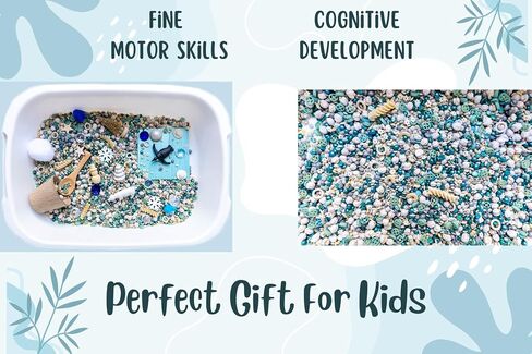 Arctic Sensory Bin, Sensory Bin Filler, Arctic Animal Toys for Kids, Winter Animals Figurines, Sensory Filler, Sensory Rice, Colored rice, Kid Stocking Stuffer in Saudi Arabia
