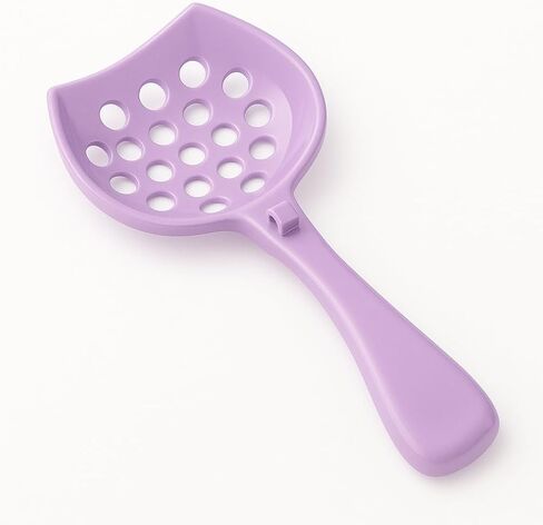 Small cat Litter Scooper with Holder: Perfect for Small Spaces. cat Litter Scooper with Holder: Easy to Store Anywhere. cat Scooper for Litter Box - Pellet Litter Scoop (Dark Grey) in Kuwait