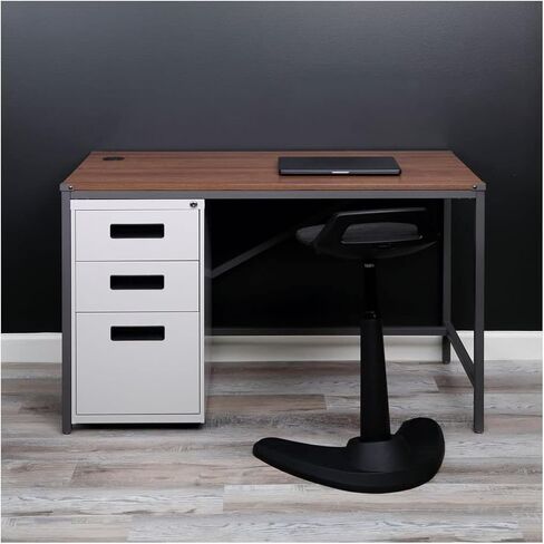 Alera ALEPABBFBL Pedestal File Cabinet, 15-7/8w x28-1/4h x19-3/4d, Black in Saudi Arabia