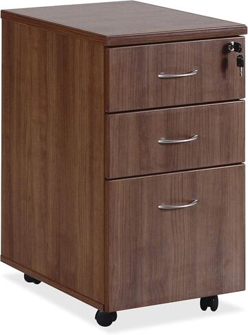 Lorell Essentials Walnut Freistanding Mobile Ruffer in Kuwait