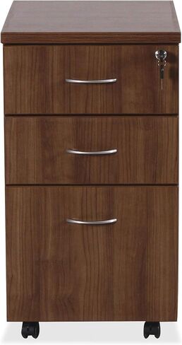 Lorell Essentials Walnut Freistanding Mobile Ruffer in Kuwait