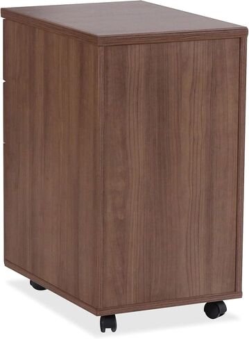 Lorell Essentials Walnut Freistanding Mobile Ruffer in Kuwait