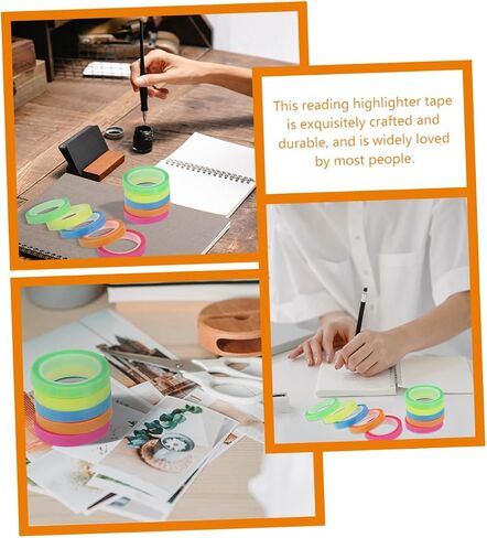 15 rolls page page marker tape multi function book tabs لقراءة شرح شرح مريح لشرائط تمييز مريحة لمكتب المدرسة in Saudi Arabia