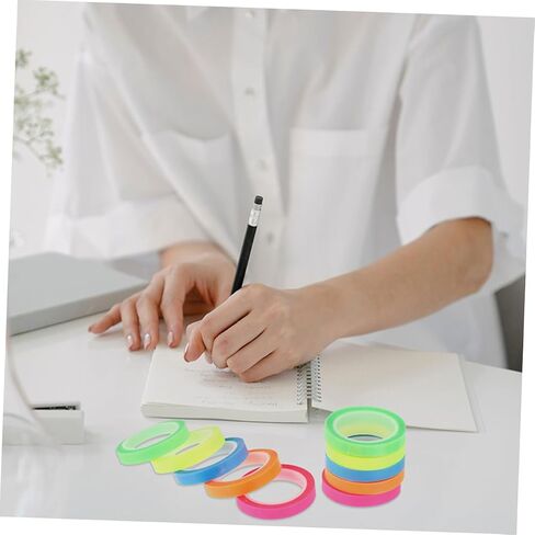 15 rolls page page marker tape multi function book tabs لقراءة شرح شرح مريح لشرائط تمييز مريحة لمكتب المدرسة in Saudi Arabia