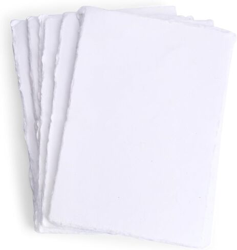 Bisor International-Watercolor-Paper Medial-Media-Media-Paper 150-GSM-Shick-Cotton-Cotton-Paper-Paper-Paper-For-For-For-Craft (7 × 5 بوصات) (أبيض) (50 ورقة) [غير معروف) in Saudi Arabia