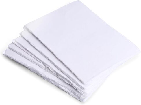 Bisor International-Watercolor-Paper Medial-Media-Media-Paper 150-GSM-Shick-Cotton-Cotton-Paper-Paper-Paper-For-For-For-Craft (7 × 5 بوصات) (أبيض) (50 ورقة) [غير معروف) in Saudi Arabia