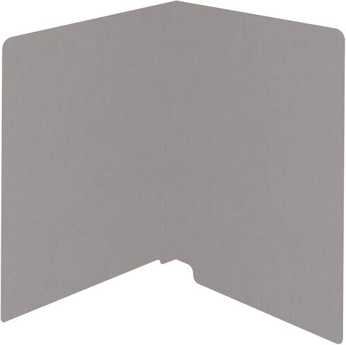 14 pt Color Folders, Full Cut 2-Ply End Tab, Letter Size, Gray (Box of 50) in Saudi Arabia