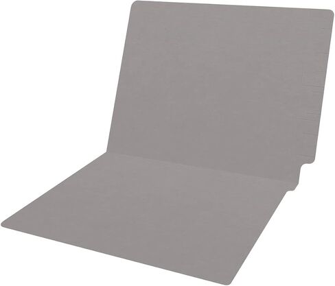 14 pt Color Folders, Full Cut 2-Ply End Tab, Letter Size, Gray (Box of 50) in Saudi Arabia