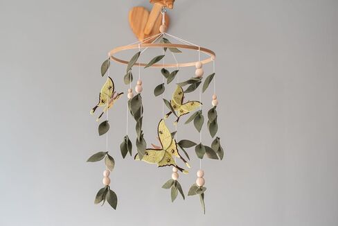 Butterfly Mobile Lunar Moply Mobile for Crib Woodland Baby Consery Mobile in Saudi Arabia