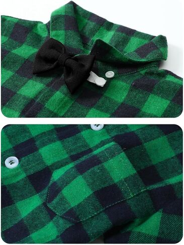 A&J DESIGN Infant Baby Boys Dress Shirt Bodysuit Gentleman Formal Wedding Long Sleeve Rompers in Saudi Arabia