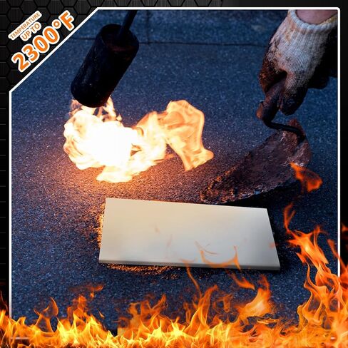 Maasechs Ceramic Fiber Insulation Board 0.47 x 18 x 24 Inch 2300f Ceramic White Thermal Insulation Board for Wood Stoves Fireplaces Furnaces Forges Kilns Pizza Ovens in Saudi Arabia