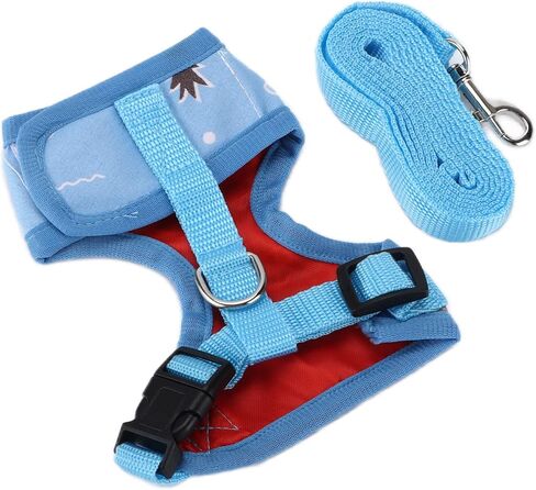 Chicken Leash, Duck Harness Breathable Mesh Training Harness and Leas Chicken and Leash Adjustable Strap Outdoor Training Traction Rope for Duck Goose Hen Small (#1) in Saudi Arabia