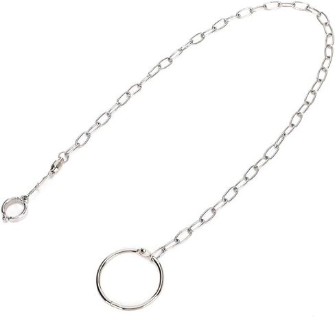 Parrot Foot Chain Bird Leg Leash Stainless Steel Split Anklet Ring for Small Birds Parrots Pet Training in Saudi Arabia