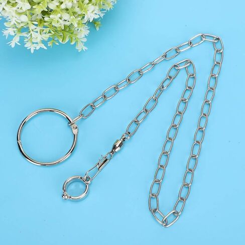Parrot Foot Chain Bird Leg Leash Stainless Steel Split Anklet Ring for Small Birds Parrots Pet Training in Saudi Arabia