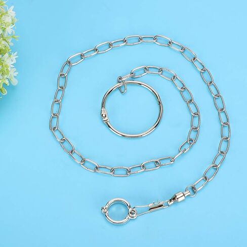 Parrot Foot Chain Bird Leg Leash Stainless Steel Split Anklet Ring for Small Birds Parrots Pet Training in Saudi Arabia
