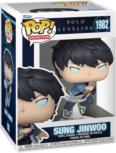 Funko Pop! Animation: Solo Leveling - Sung Jinwoo - 1/6 Odds for Rare Chase Variant - Styles May Vary - Collectable Vinyl Figure - Gift Idea - Official Merchandise - Toys for Kids & Adults in Saudi Arabia