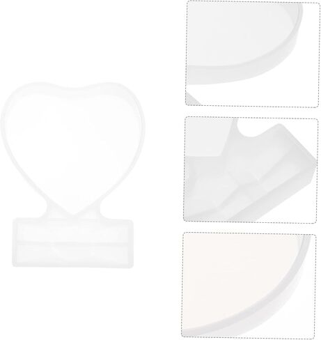 1pc قالب الايبوكسي على شكل قلب لإطارات الصور التي تصب القالب سهلة demold مرنة الإطار صنع لوازم أداة مريحة قابلة لإعادة الاستخدام in Kuwait