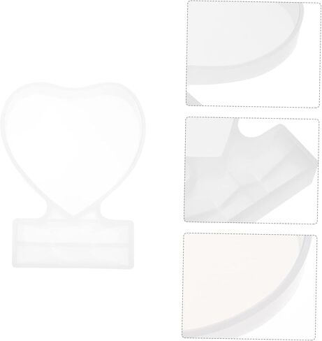 1pc قالب الايبوكسي على شكل قلب لإطارات الصور التي تصب القالب سهلة demold مرنة الإطار صنع لوازم أداة مريحة قابلة لإعادة الاستخدام in Kuwait