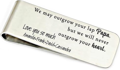 Better Money Clip Personalized Better Than Dad Is Grandpa Money Gift Idea For Papa From Kid Gift Idea Personalized Grand Money Having You As OUTGROW-MONEY in Saudi Arabia