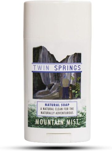 Handmade All Natural 2.65 Oz Mountain Mist Travel Soap in Saudi Arabia