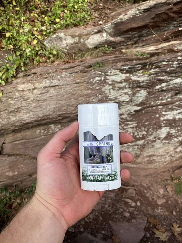 Handmade All Natural 2.65 Oz Mountain Mist Travel Soap in Saudi Arabia