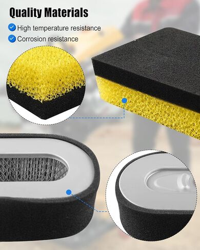 2 Set Air Filter Kit Fit for Mikasa 3660-10080 3660-10070 MTX50 MTX60 MTX70 MTX80 MTX90 in Saudi Arabia