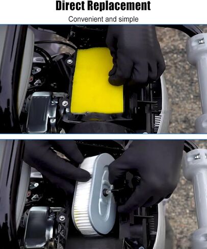 2 Set Air Filter Kit Fit for Mikasa 3660-10080 3660-10070 MTX50 MTX60 MTX70 MTX80 MTX90 in Saudi Arabia