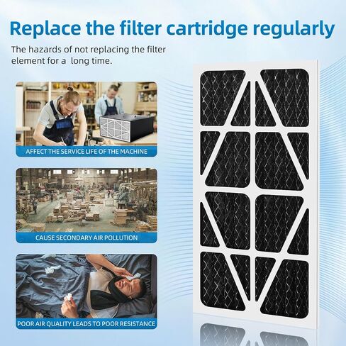 5-Micron Outer Filter Compatible with WEN 3415 3416 3417 AF1270,POWERTEC AF1045/AF1044, JET AFS-1000B/AFS-1000C Air Filtration Systems,Activated Carbon Woodworking Air Filters AF9235C (4 Pack) in Saudi Arabia