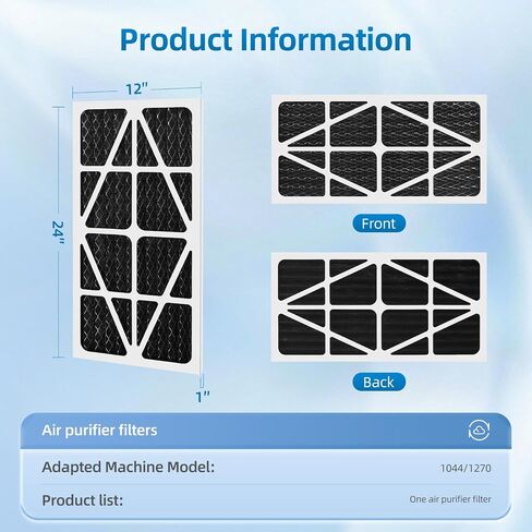 5-Micron Outer Filter Compatible with WEN 3415 3416 3417 AF1270,POWERTEC AF1045/AF1044, JET AFS-1000B/AFS-1000C Air Filtration Systems,Activated Carbon Woodworking Air Filters AF9235C (4 Pack) in Saudi Arabia