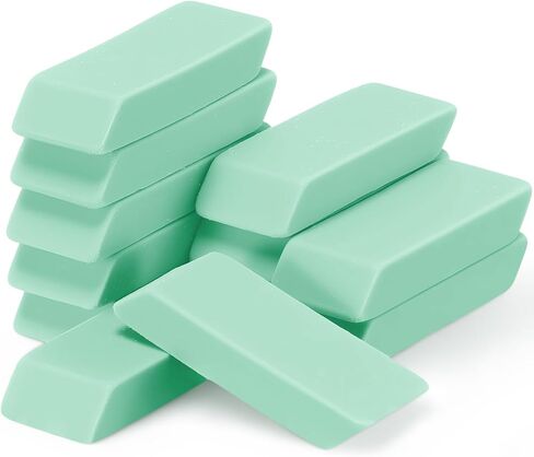 12Count Green Pencil Erasers مستطيلات مطاطية مستطيلة للممحاة المطاطية للفن والمكاتب الاستخدام الفصول الدراسية الرسم لوازم رسم الرسم in Kuwait