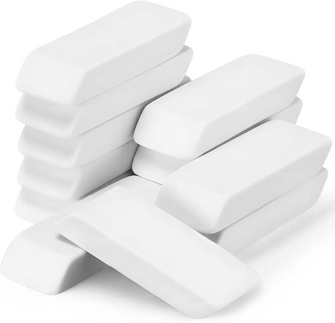 12Count Green Pencil Erasers مستطيلات مطاطية مستطيلة للممحاة المطاطية للفن والمكاتب الاستخدام الفصول الدراسية الرسم لوازم رسم الرسم in Kuwait