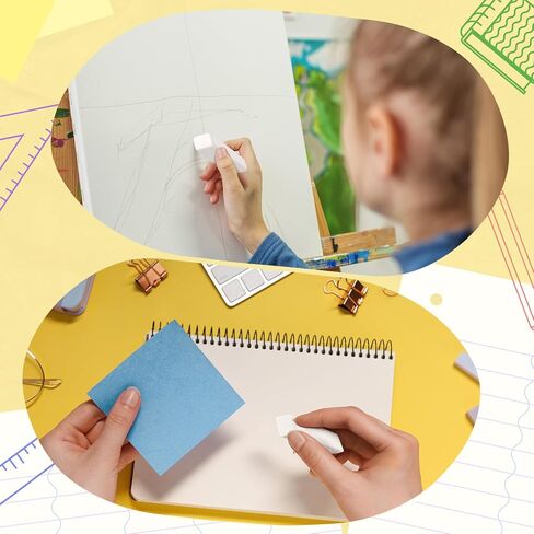 12Count Green Pencil Erasers مستطيلات مطاطية مستطيلة للممحاة المطاطية للفن والمكاتب الاستخدام الفصول الدراسية الرسم لوازم رسم الرسم in Kuwait