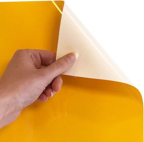 Siser EasyWeed Heat Transfer Vinyl 11.8" x 5ft Roll (Yellow) - - Compatible, Cricut, Silhouette and Other Craft/Professional Cutters - CPSIA Certified in Saudi Arabia