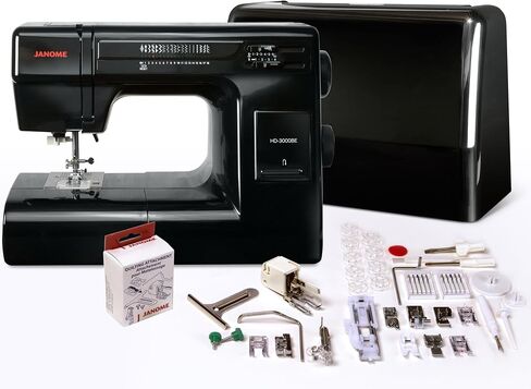 Janome Heavy Duty HD-3000 Black Edition Sewing Machine with Bonus 6 Piece Quilting Kit in Saudi Arabia
