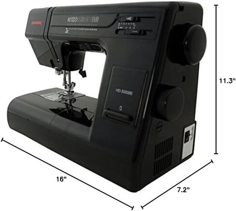 Janome Heavy Duty HD-3000 Black Edition Sewing Machine with Bonus 6 Piece Quilting Kit in Saudi Arabia
