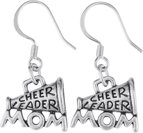 Cheer Mom Earrings, Cheer Mom Gift, Cheer Mom Charm Dangle Earrings, Ideal Cheerleading Moms in Saudi Arabia