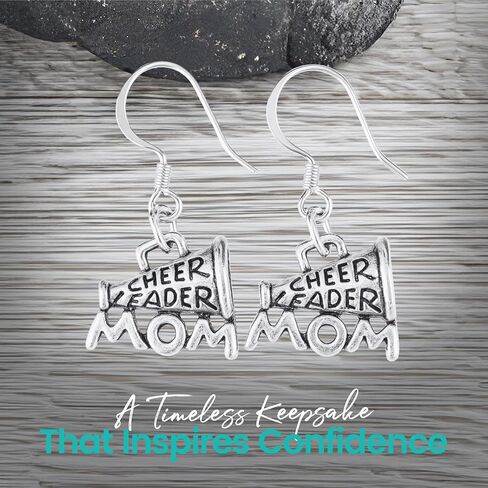 Cheer Mom Earrings, Cheer Mom Gift, Cheer Mom Charm Dangle Earrings, Ideal Cheerleading Moms in Saudi Arabia