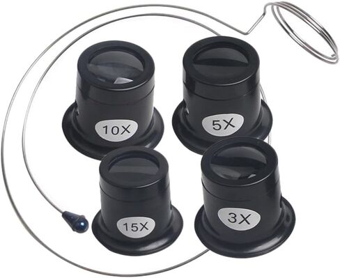 4pcs جوهر الجواهر أحادي العائلة من الزجاج المكبر in Saudi Arabia
