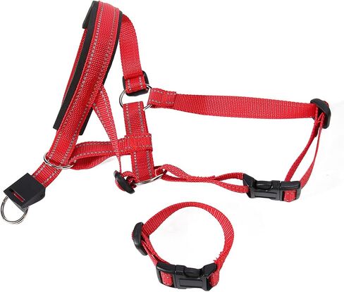 Dog Cover, Prevent Chewing Breathable Adjustable Padded Nose Bridge Headcollar Pet Muzzle for Walking (L Size(for Wrist Circumference) in Saudi Arabia