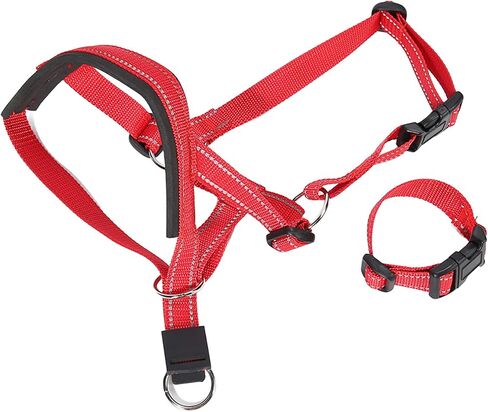 Dog Cover, Prevent Chewing Breathable Adjustable Padded Nose Bridge Headcollar Pet Muzzle for Walking (L Size(for Wrist Circumference) in Saudi Arabia