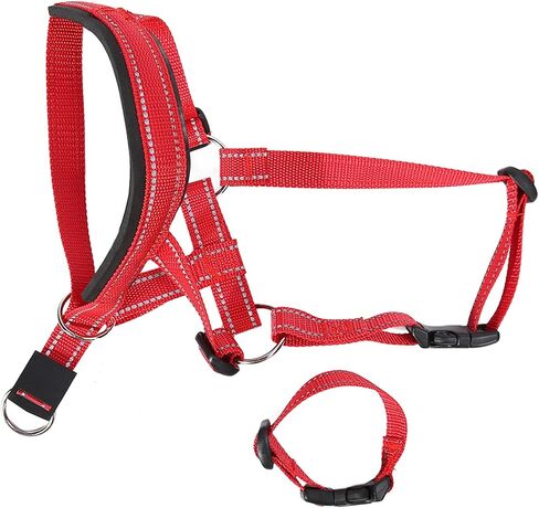 Dog Cover, Prevent Chewing Breathable Adjustable Padded Nose Bridge Headcollar Pet Muzzle for Walking (L Size(for Wrist Circumference) in Saudi Arabia