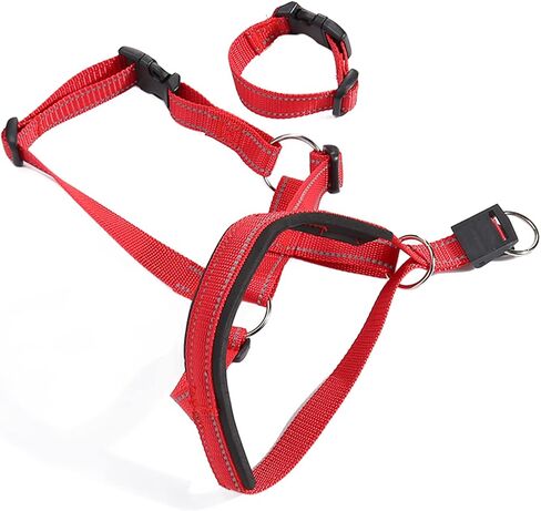 Dog Cover, Prevent Chewing Breathable Adjustable Padded Nose Bridge Headcollar Pet Muzzle for Walking (L Size(for Wrist Circumference) in Saudi Arabia