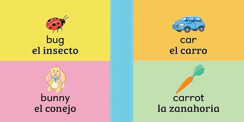 100 كلمة أولى للأطفال الصغار: بلغتين اللغة الإنجليزية: 100 primeras palabras para niños pequeños: Inglés - español bilingüe in Saudi Arabia