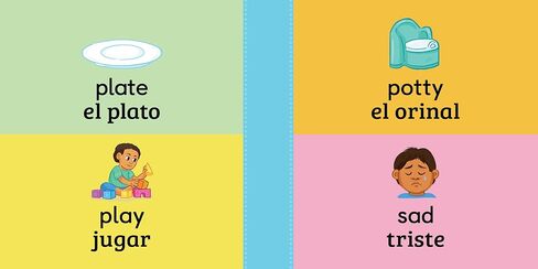 100 كلمة أولى للأطفال الصغار: بلغتين اللغة الإنجليزية: 100 primeras palabras para niños pequeños: Inglés - español bilingüe in Saudi Arabia
