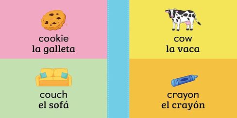 100 كلمة أولى للأطفال الصغار: بلغتين اللغة الإنجليزية: 100 primeras palabras para niños pequeños: Inglés - español bilingüe in Saudi Arabia