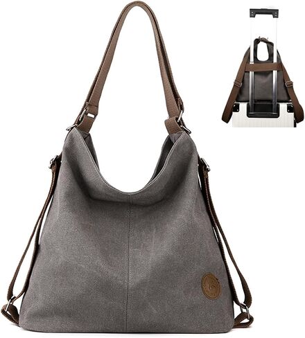Women Canvas Tote Handbags Casual Shoulder Work Bag Backpack Top Handle Bag Handbags Purses in Saudi Arabia