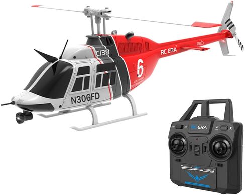 الملحقات لـ RC ERA C138 1/33 Scale Bell 206 Helicopter ، Presaction Parts (FuseLage (Blue)) in Kuwait