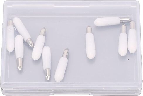 10pcs 45 درجة شفرات قطع النقطة الصلب لاستبدال آلة DIY - متوافقة مع الفرح ، صلابة عالية ، متينة ومتعددة الاستخدامات لقطع المواد السميكة in Saudi Arabia