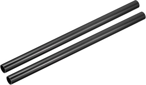 MECCANIXITY Carbon Fiber Tubes, 500mm x 30mm x 28mm 3K Hollow Carbon Wrapped Tubing Round Plain Weave Glossy Surface for Quadcopter Pack of 2 in Kuwait