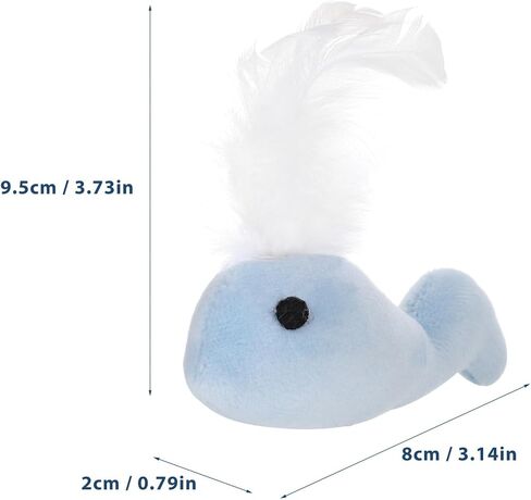 ألعاب Aboofan 4pcs Cat Bearing for Kittens Plush Cat Cat Chew Interactive Toys للقطط الداخلية الداخلية in Saudi Arabia